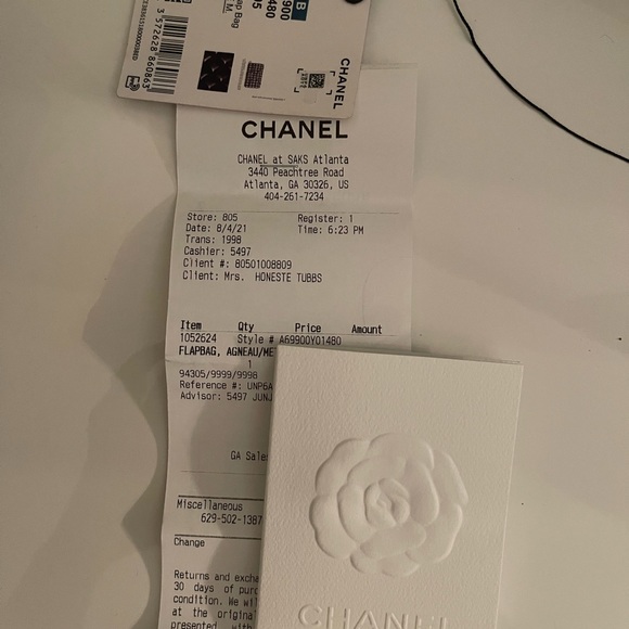 Only worn once for a few hours. Comes with everything including purchase bag. - Picture 8 of 8